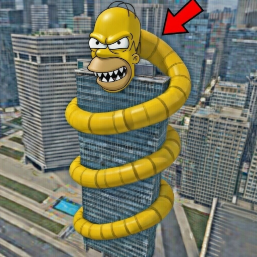 🍩 Scary Homer Tower Go Up 🍩
