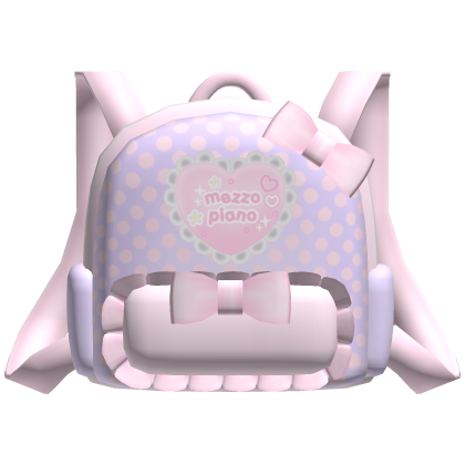 Cute Pink Purple Cutecore Mezzo Piano Backpack 1.0