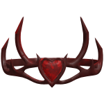 Ruby Heart Romance Circlet