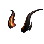Obsidian Ember Horns