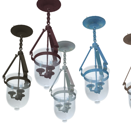 CTL Cloche Pendant Ceiling Light Fixture Pack