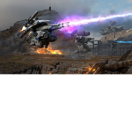 war robot cat battle