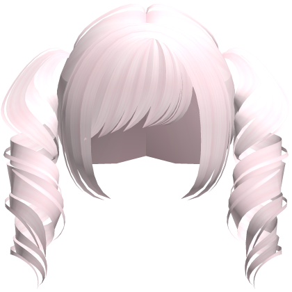  ♡ : dolly pink curly tornado drill pigtails Roblox item