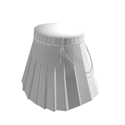 White Skirt w/ Chain