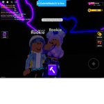 Neon blue/neon purple group