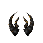 Torched Crimson Hive Horns