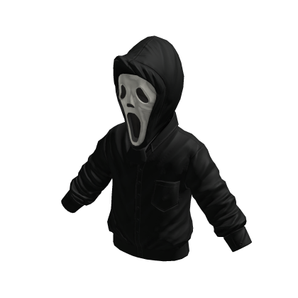 Black Ghostface Hoodie