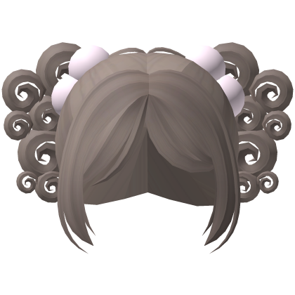 ❀ Cute Brown Ashy Curly Lalaloopsy Hair  Roblox item