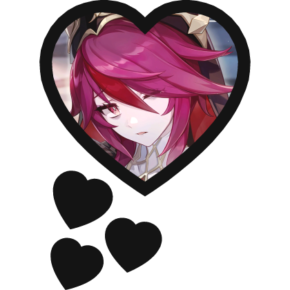Rosaria Thinking Hearts Genshin Impact