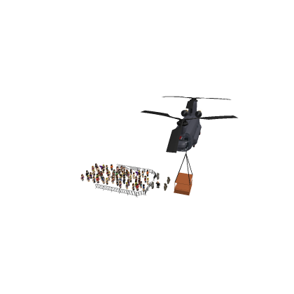 Evac site with heli 2