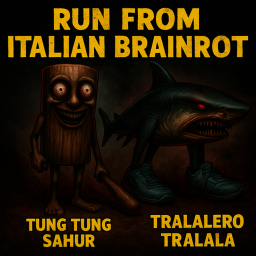 RUN FROM TUNG TUNG TUNG SAHUR!