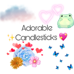 adorable candle sticks