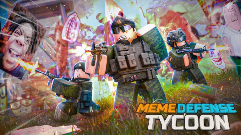Meme Defense Tycoon — official Roblox game image