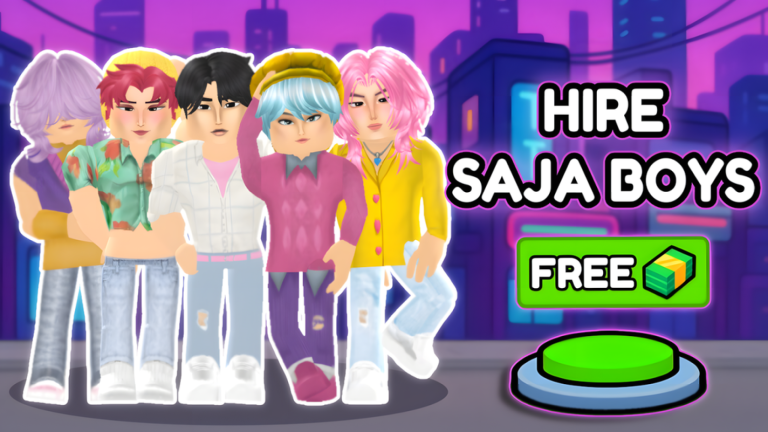 2 Player Kpop Demon Hunters Tycoon 🎤 screenshot 2