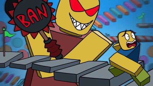 Death = PERMA BAN Obby