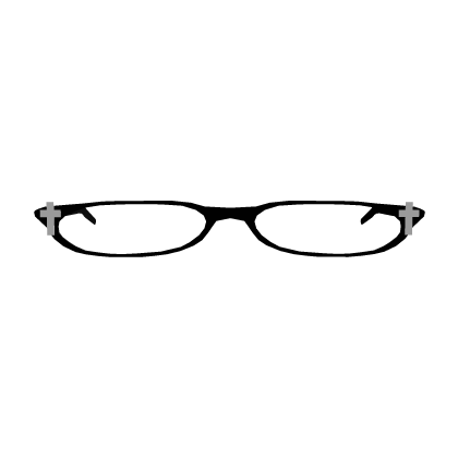 Y2k emo gothic glasses 
 Roblox item