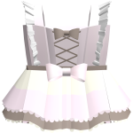 ♡ FREE : pretty neapolitan themed doll dress