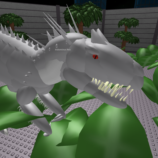 Come to Jurassic World And kill The Indominus Rex! official Roblox game thumbnail