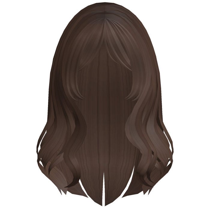Preppy Wavy Hair w/ Curtain Bangs (Brown)