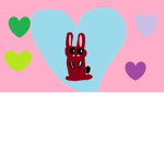 luna likes bunnies!