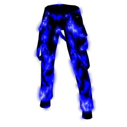 ⭐ GLOWING Blue Smoke Pants! ⭐