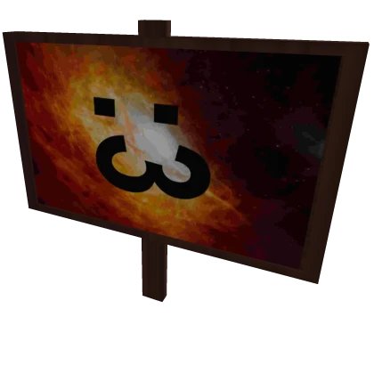 Silly Sign Roblox item thumbnail