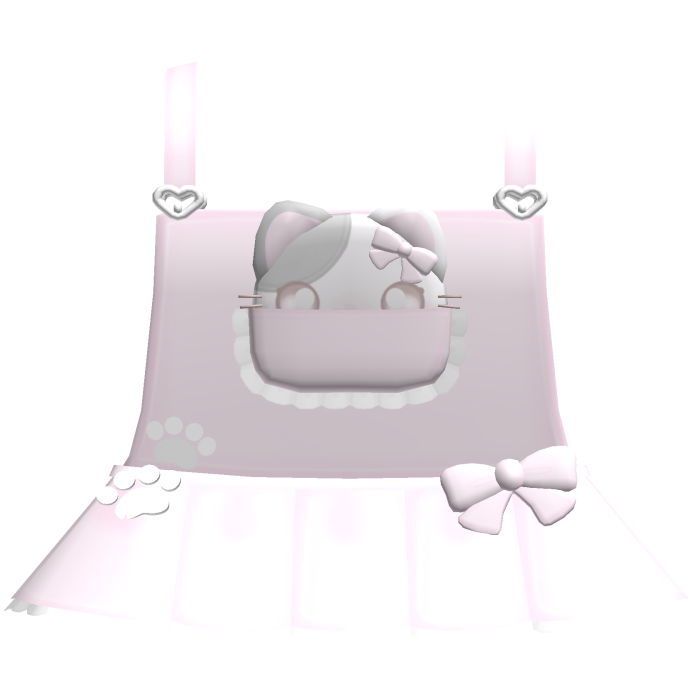 ♡ ꒱ adorable pink kawaii kitty overalls !