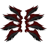 Red Demon Wings
