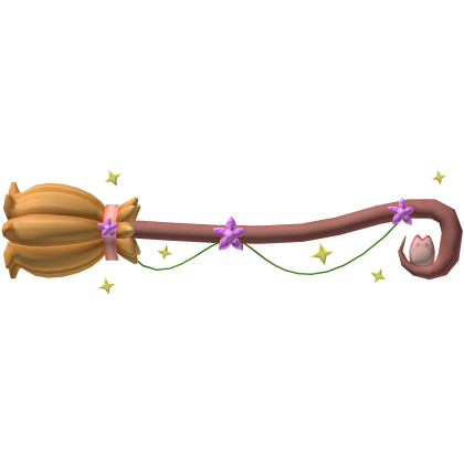 Cute Flower Broom (Yellow)