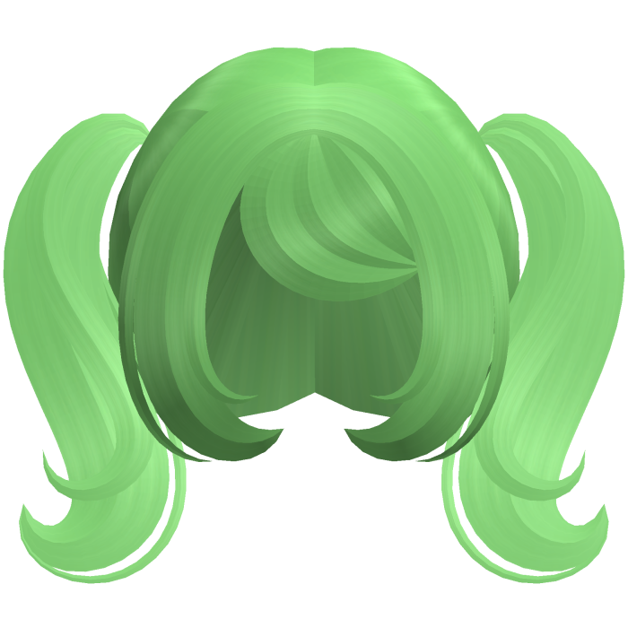 Cute Dolly Curly Pigtails (Green)