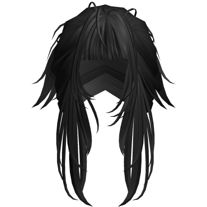 Long Layered Fringe Hair - Black