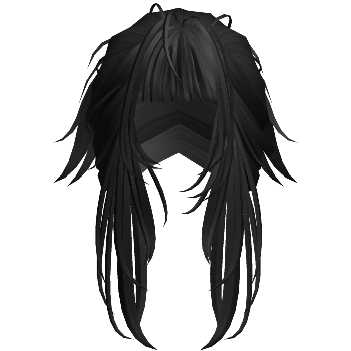 Long Layered Fringe Hair - Black
