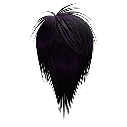 Purple/Black Long Messy Scene Hair Roblox item