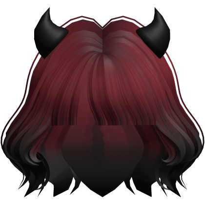 Monster Girl Chibi Anime (Red & Black) 