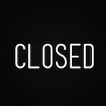Sorry we’re closed