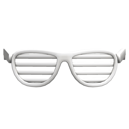 White Scene Shutter Shades Roblox item