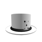 Clubs Tophat White