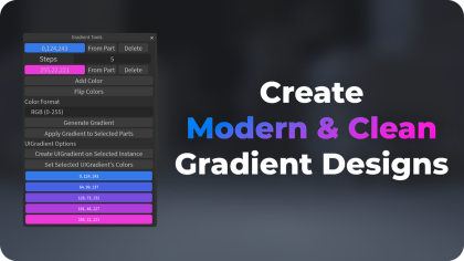 Gradient Tools - Add Clean Gradients to Parts & UI preview 1