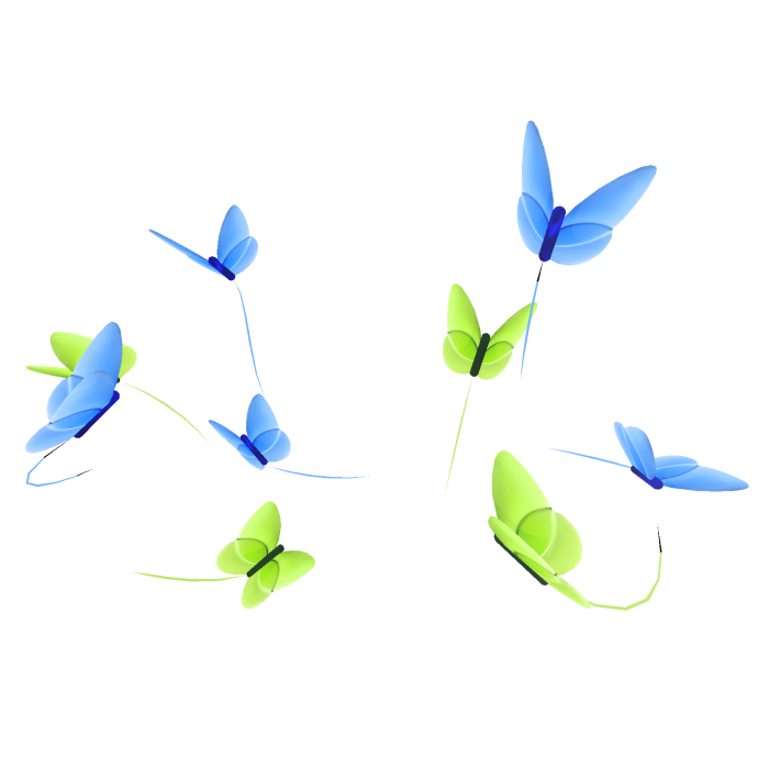 Frutiger Aero Webcore Butterflies