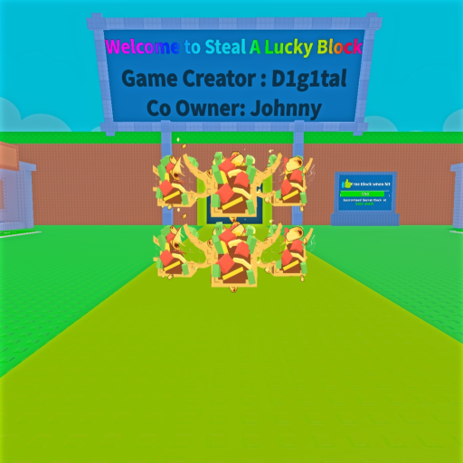 [⚰] Steal A Lucky Block official Roblox game thumbnail