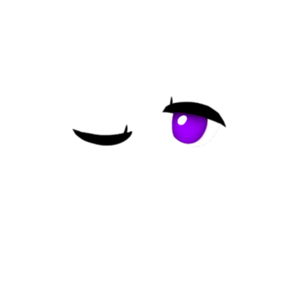Purple Serious Wink Roblox decal