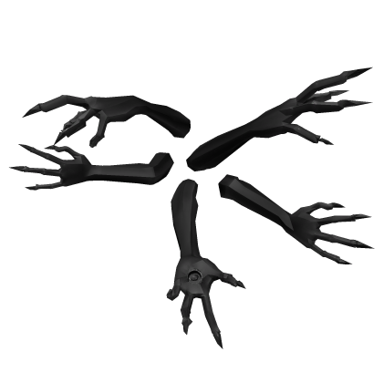 Black Demonic Cursed Back Arms Roblox item