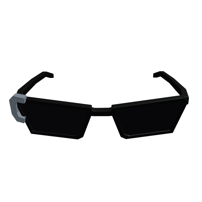 Black Split Arc Sunglasses