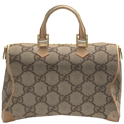 Luxury GG Duffel Designer Purse Bag (on Head)