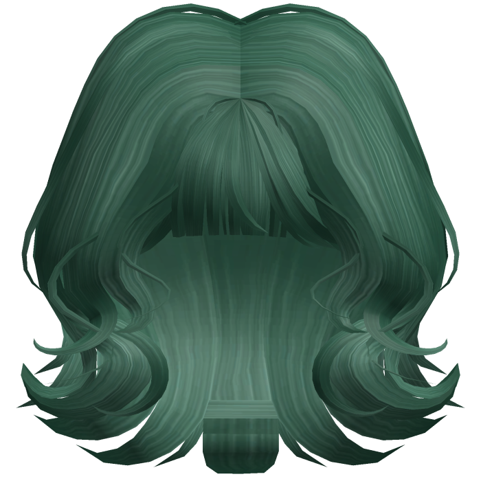 Short Wavy Layered Bob (Green)
