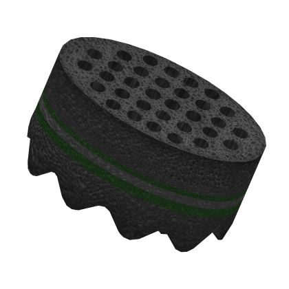 Green Barber Hair Sponge Brush