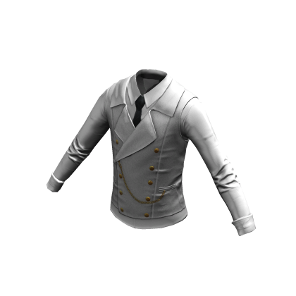 Formal Shirt w/ Vest & Tie | White thumbnail