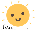 Sunny sunny day group made from sun