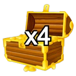4x Treasure Luck