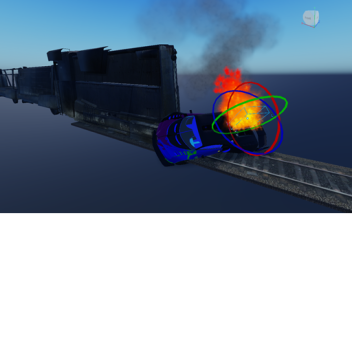 train crashes into very nice car 